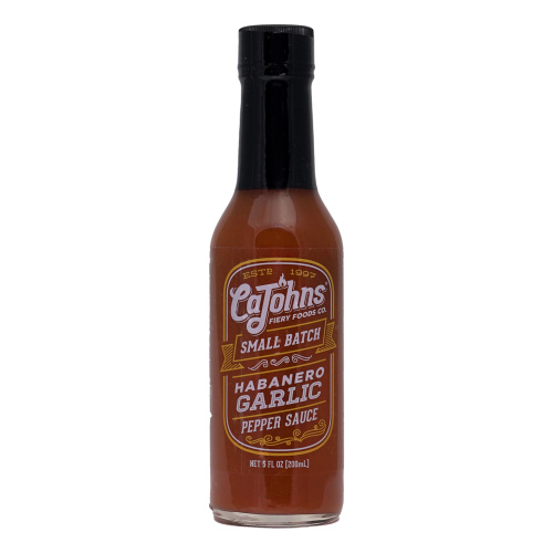 CaJohns Small Batch Garlic Habanero Pepper Sauce