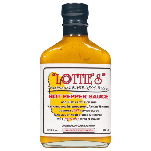 Lottie's Traditional Barbados Yellow Hot Pepper Sauce