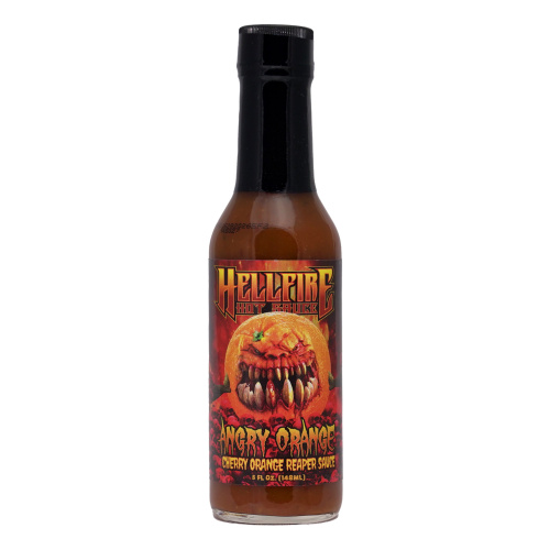 Hellfire Angry Orange Cherry Orange Reaper Hot Sauce