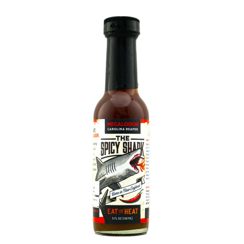 The Spicy Shark Megalodon Carolina Reaper Hot Sauce