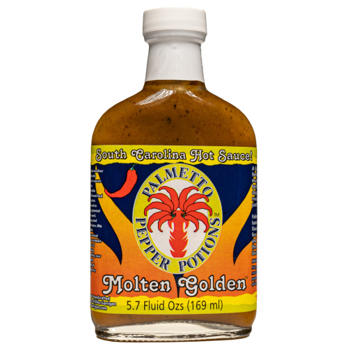 Palmetto Pepper Potions Molten Golden Hot Sauce